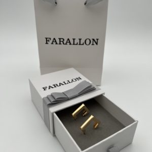Farallon 18K Gold Geometric Square Hoop Earrings