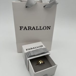 Farallon Gold Leaf Statement Ring
