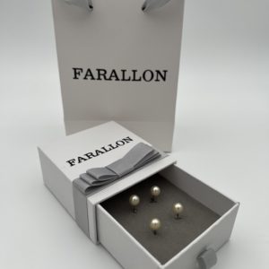Farallon Classic Round Pearl Stud Earrings (Set of 4)
